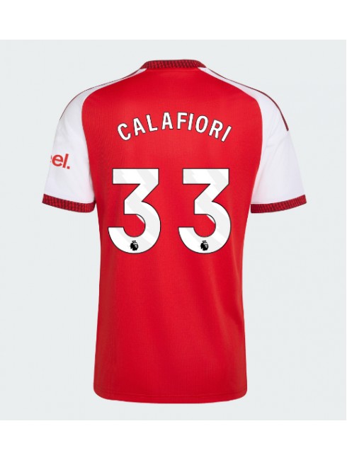 Muži Futbalové oblečenie Arsenal Riccardo Calafiori #33 2026-27 Krátky Rukáv - Domáci Muži Futbalové oblečenie Arsenal Riccardo Calafiori #33 2026-27 Krátky Rukáv - Domáci
